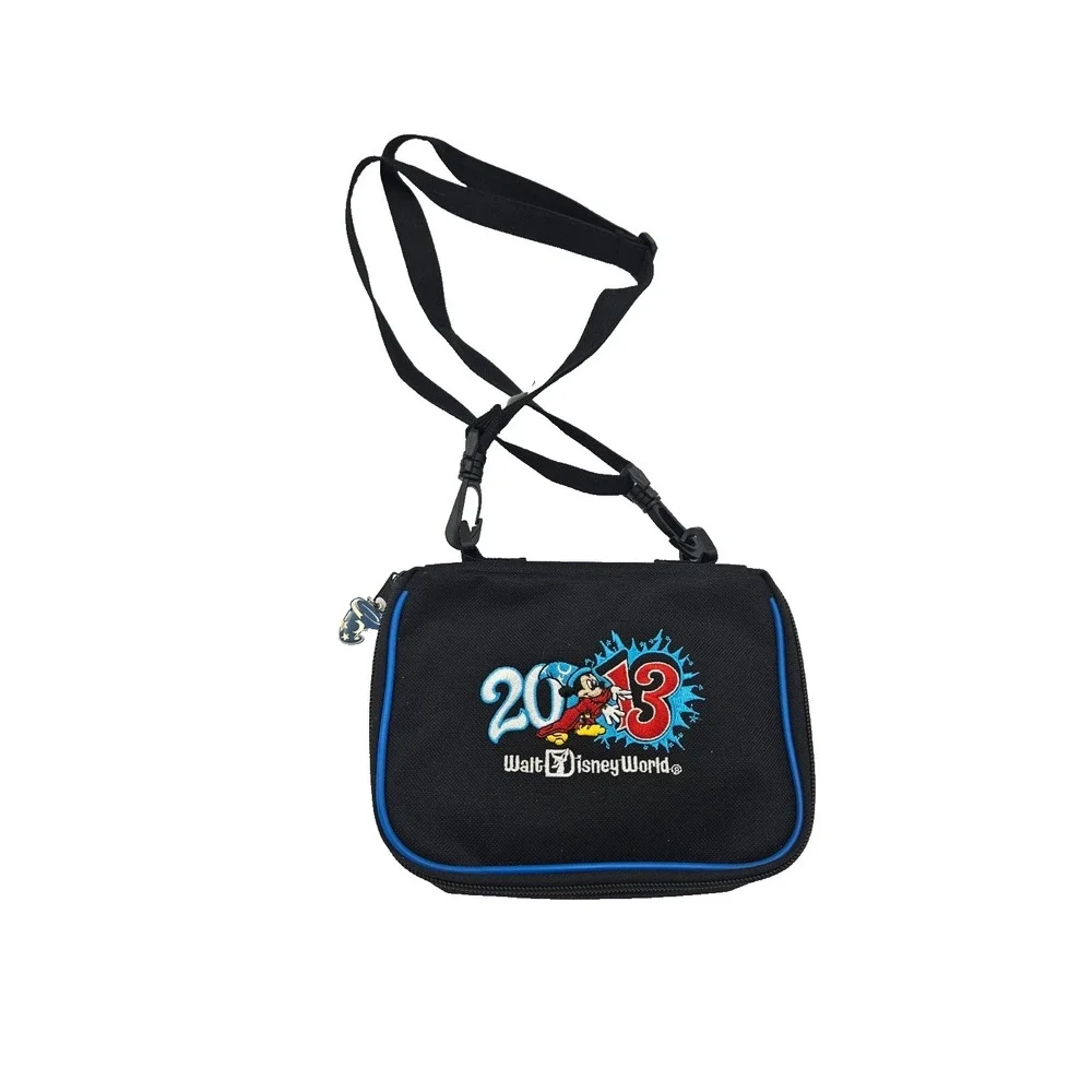 Disney World 2013 Crossbody‎ Bag Mickey Sorcerer Small Travel Pouch